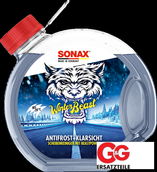SONAX WinterBeast AntiFrost & KlarSicht bis -20°C 3 l PET Art.Nr. 01354000